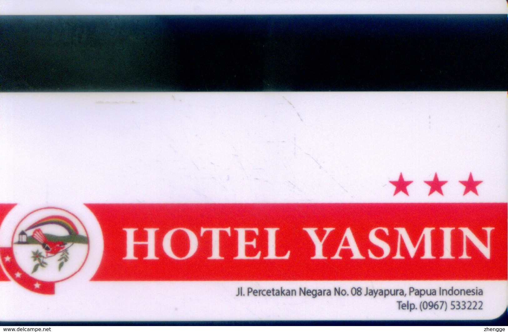 Indonesia Hotel Key, Hotel Yasmin Jayapura - Bank Papua (1pcs) - Indonésie