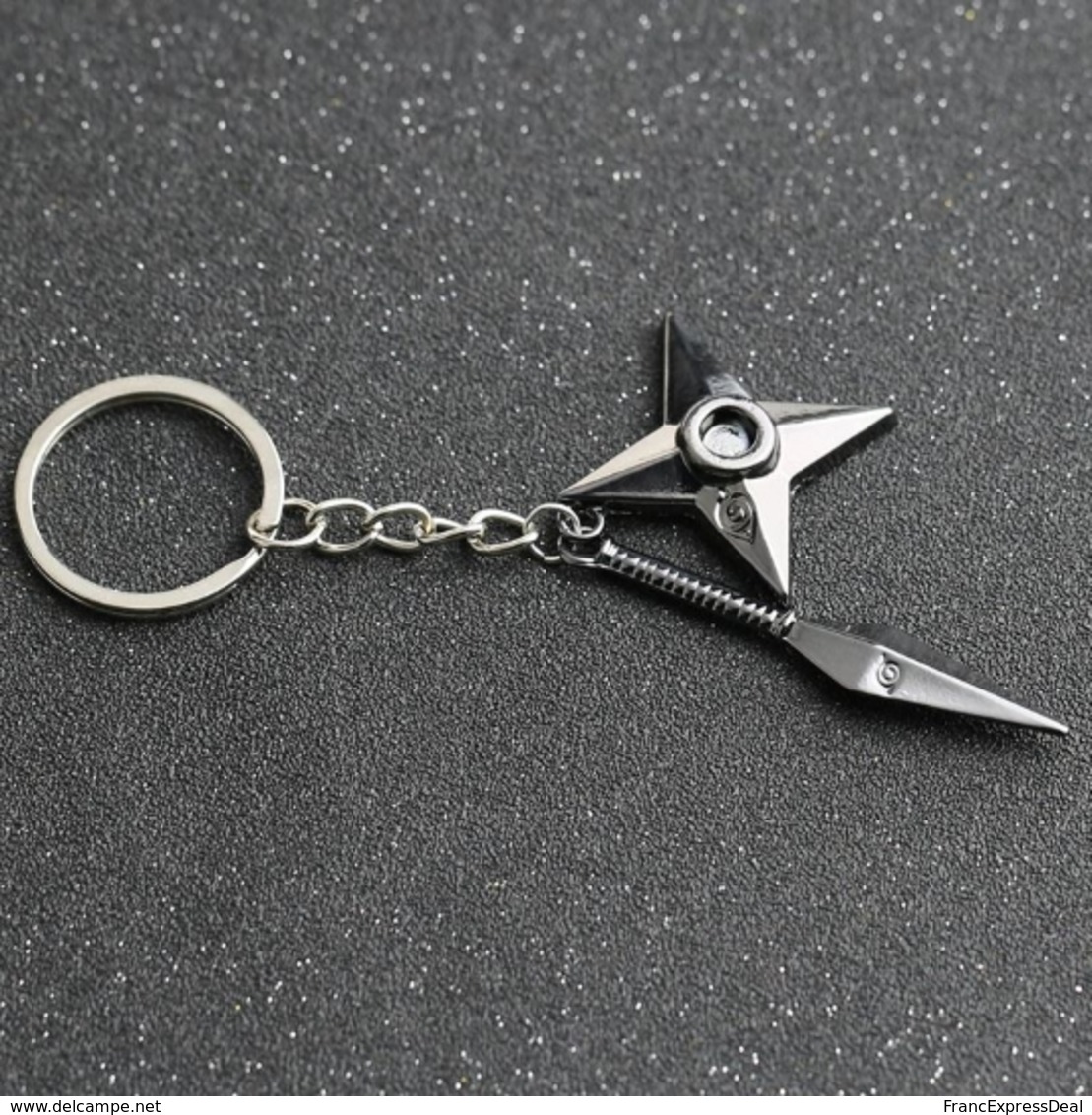 Porte Clés NEUF En Métal ( Keychain ) - Manga Naruto Shuriken ( Ref 2 ) - Porte-clefs