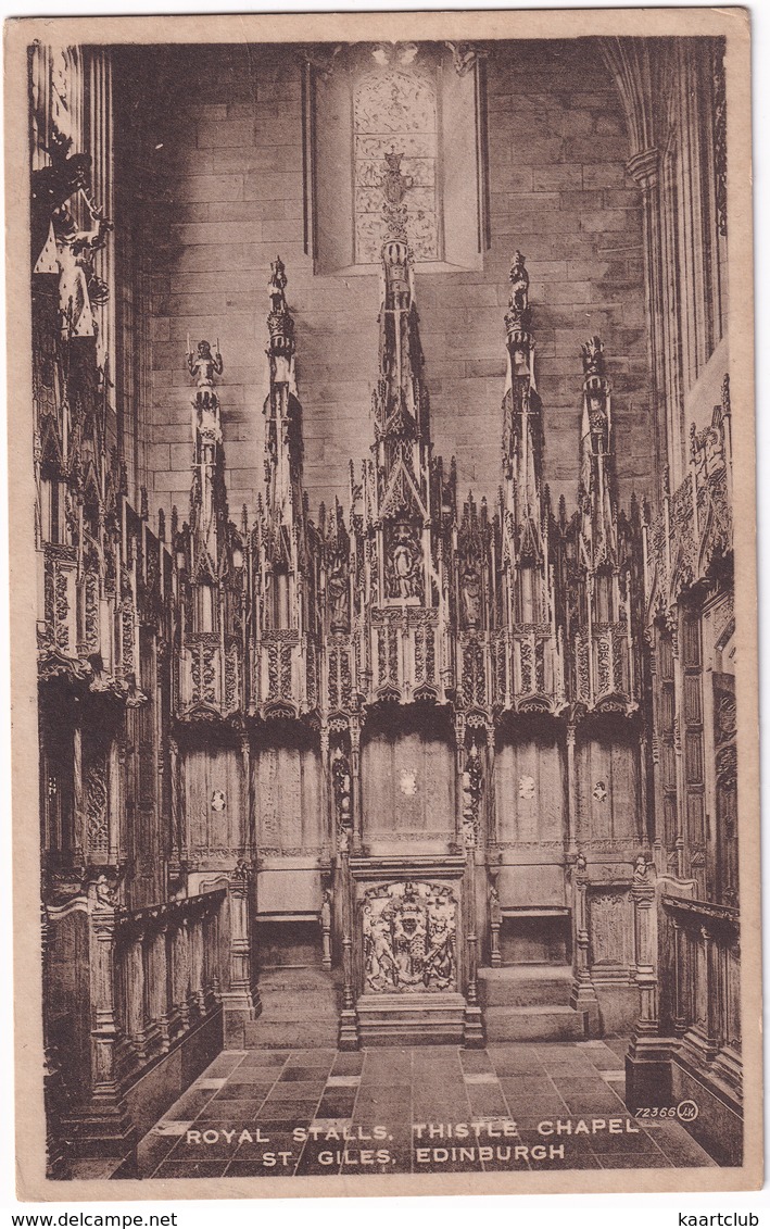 Royal Stall. Thistle Chapel - St. Giles. Edinburgh - (Scotland) - Midlothian/ Edinburgh