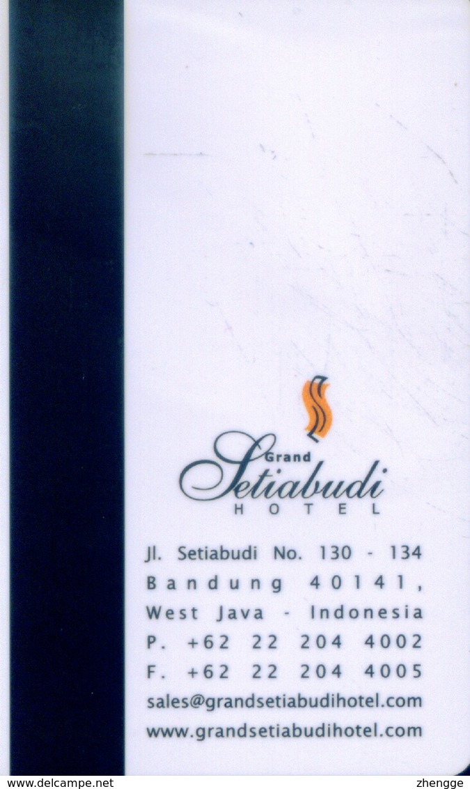 Indonesia Hotel Key, Grand Setiabudi Hotel ,  Bandung (1pcs) - Indonésie