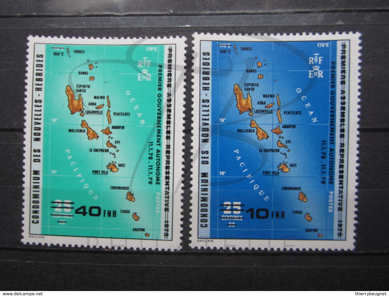 VEND BEAUX TIMBRES DES NOUVELLES-HEBRIDES N° 549 + 550 , XX !!! - Neufs