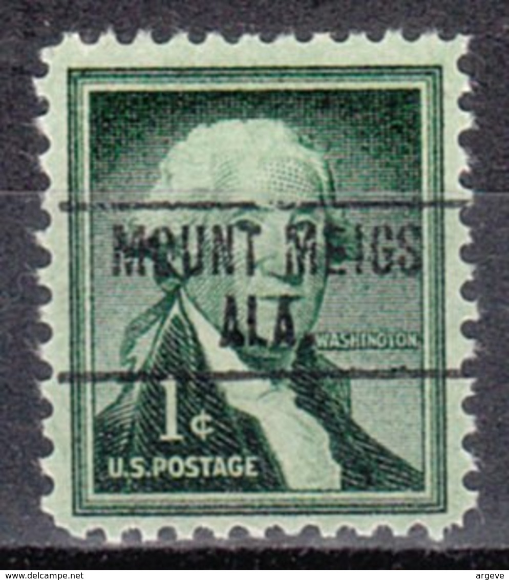 USA Precancel Vorausentwertung Preo, Locals Alabama, Mount Meigs 748 - Préoblitérés