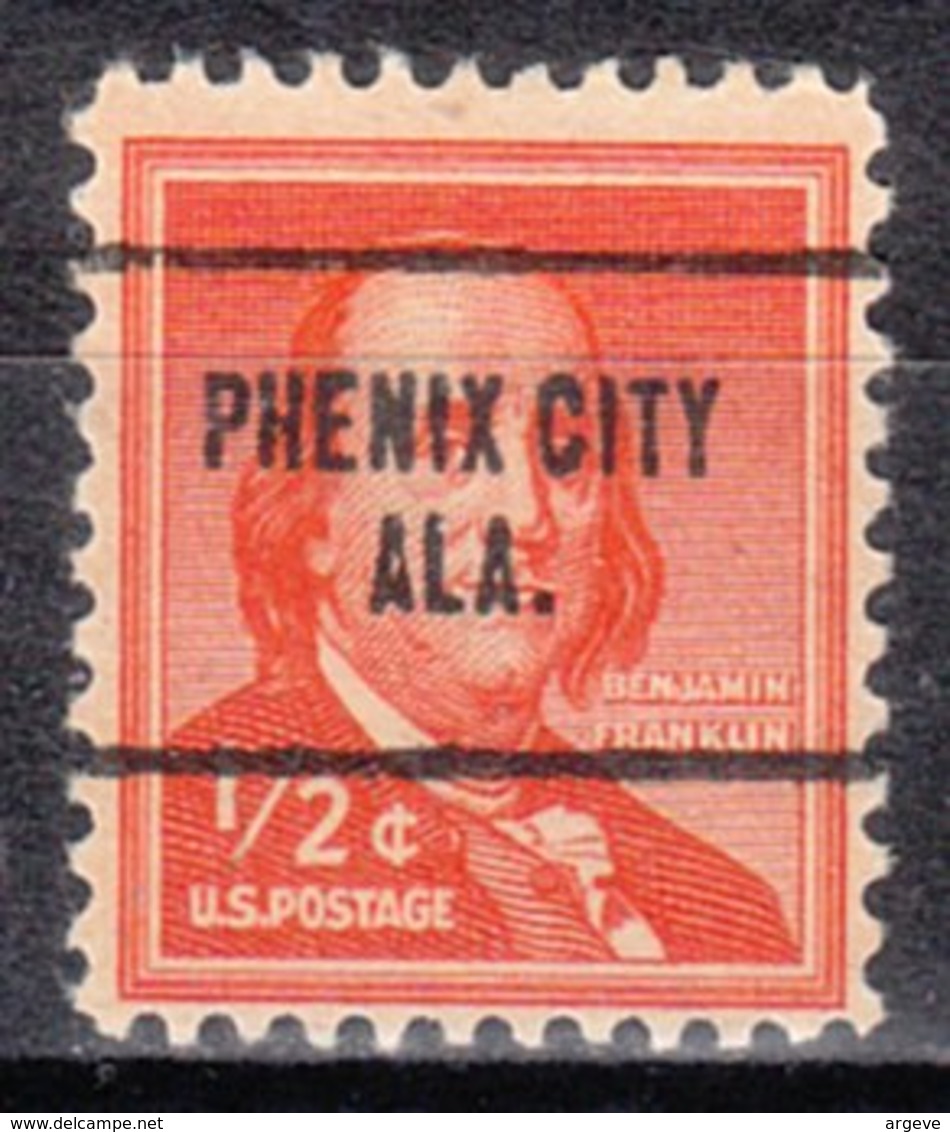 USA Precancel Vorausentwertung Preo, Locals Alabama, Phenix City 704 - Vorausentwertungen