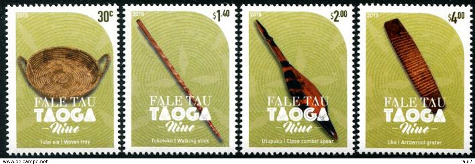 NIUE - 2018 - Artisanat Ancien Musée De Niue - 4 Val Neufs // Mnh - Niue