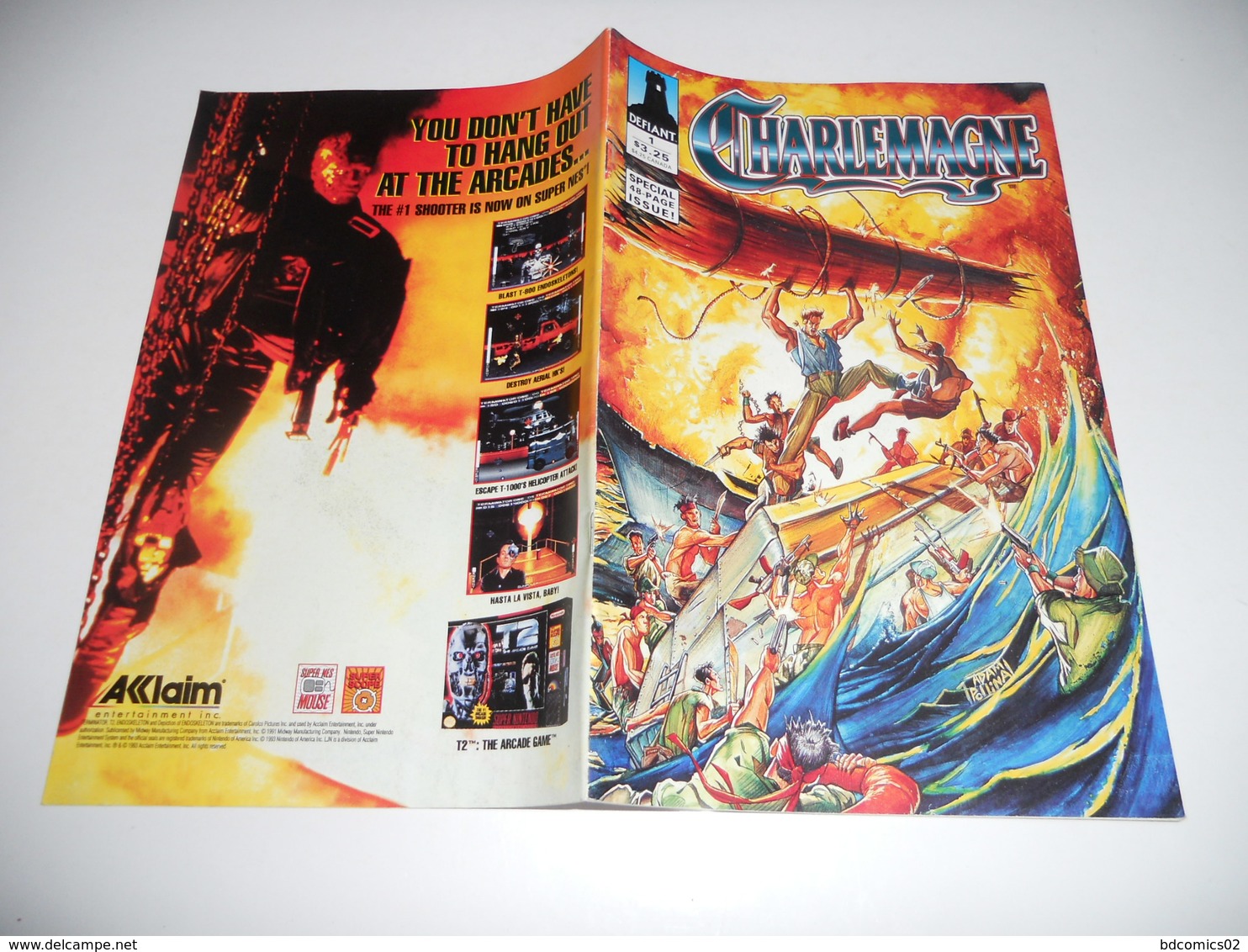 Defiant Comics Charlemagne N°1  1994 En V O - Marvel