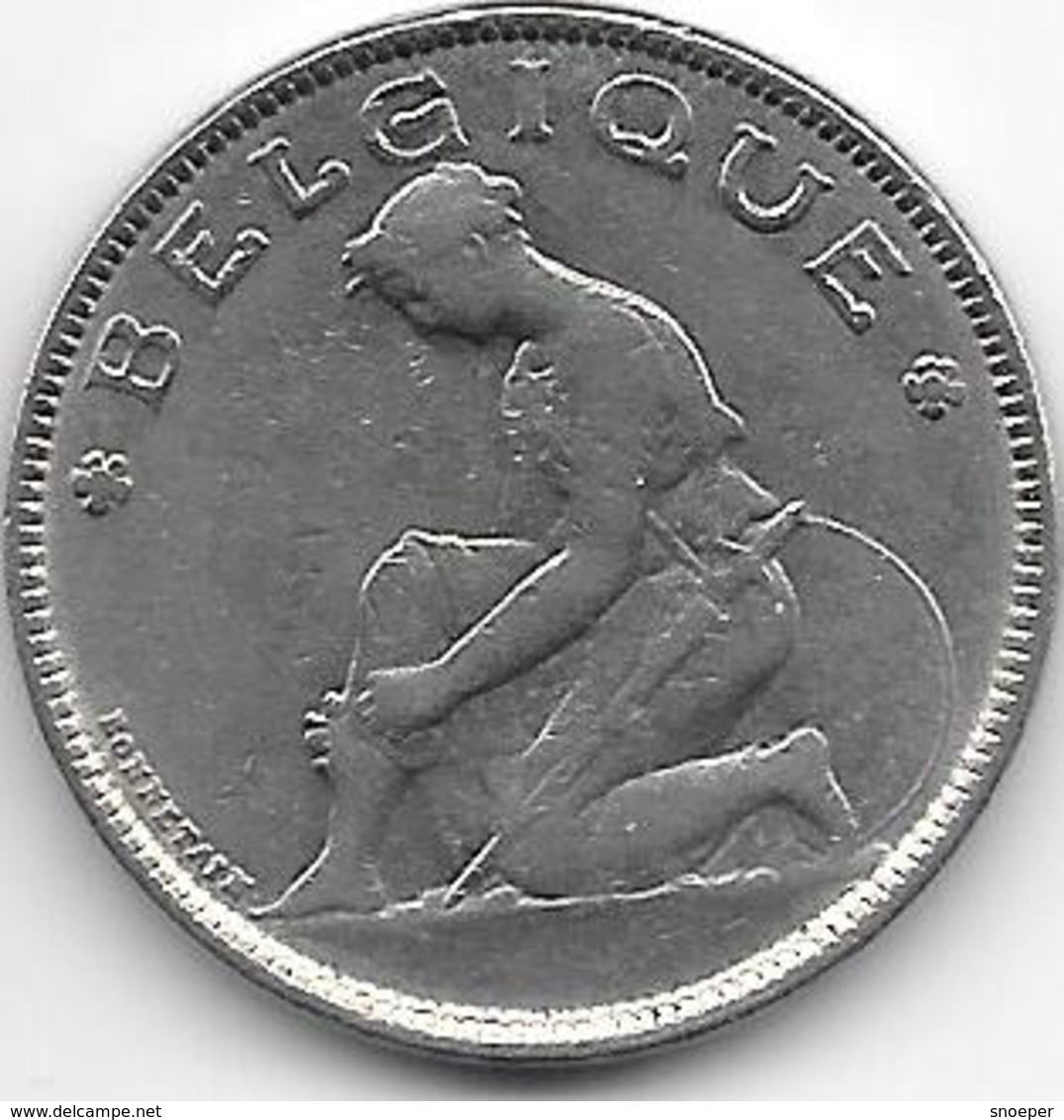 *belguim 2 Francs   1923 French Vf+ - 2 Francs