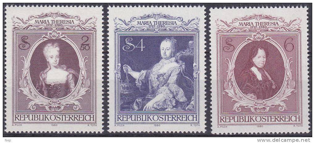 OOSTENRIJK - Michel - 1980 - Nr 1638/40 - MNH** - Neufs