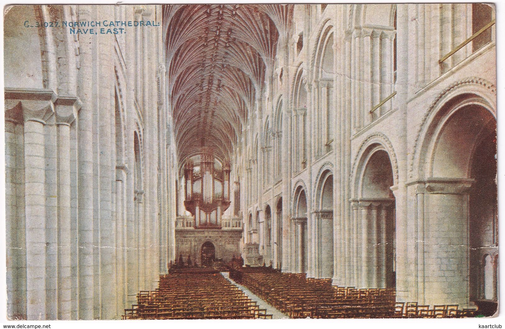 Norwich Cathedral. Nave, East - ORGAN / ORGUE / ORGEL - (England) - 1927 - Norwich