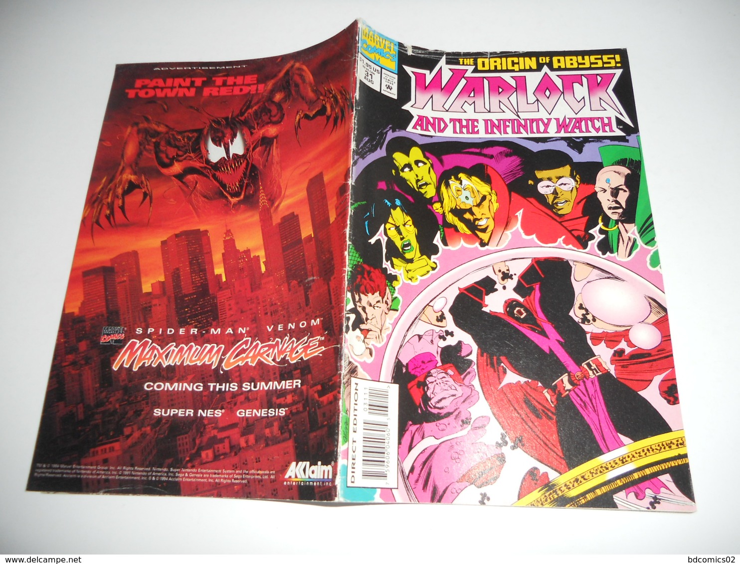 Warlock And The Infinity Watch N°31 1994 En V O - Marvel