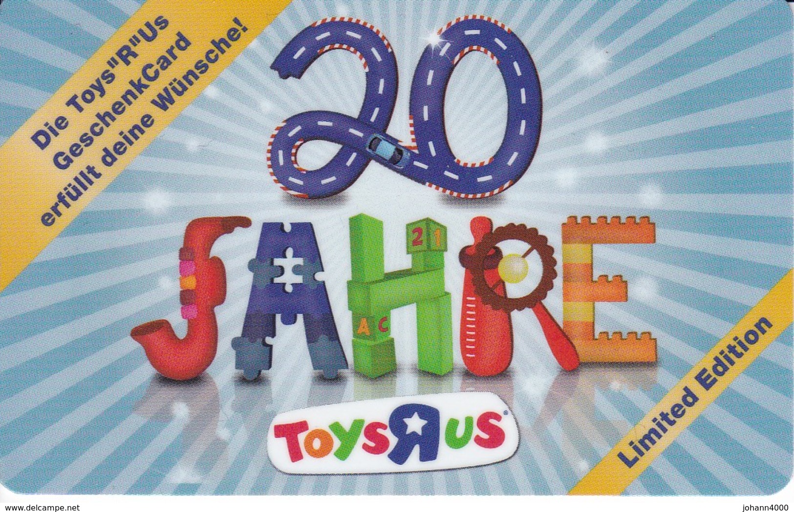 Geschenkkarte Toys Rus Gift - Gift Cards