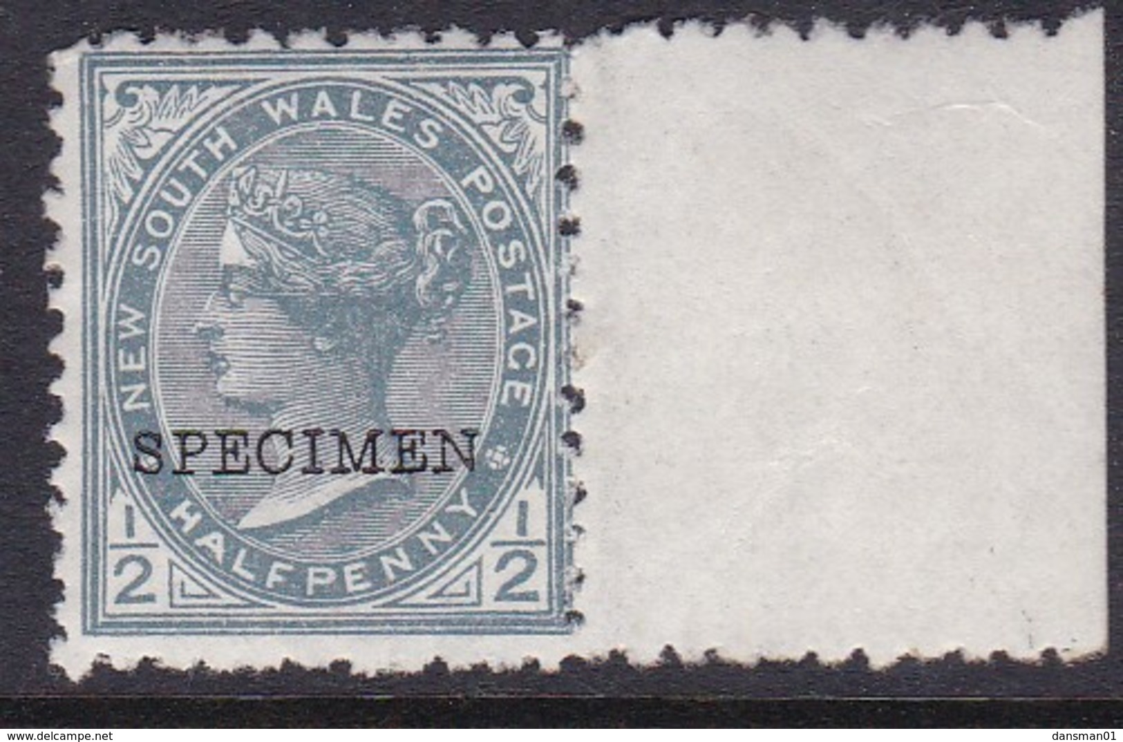 New South Wales 1892 SG 271cs P.11x12 Mint Hinged Specimen - Neufs