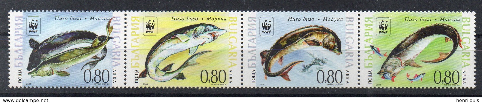 BULGARIE     Timbres Neufs ** De 2004  ( Ref 703 ) Animaux - Poissons - Neufs