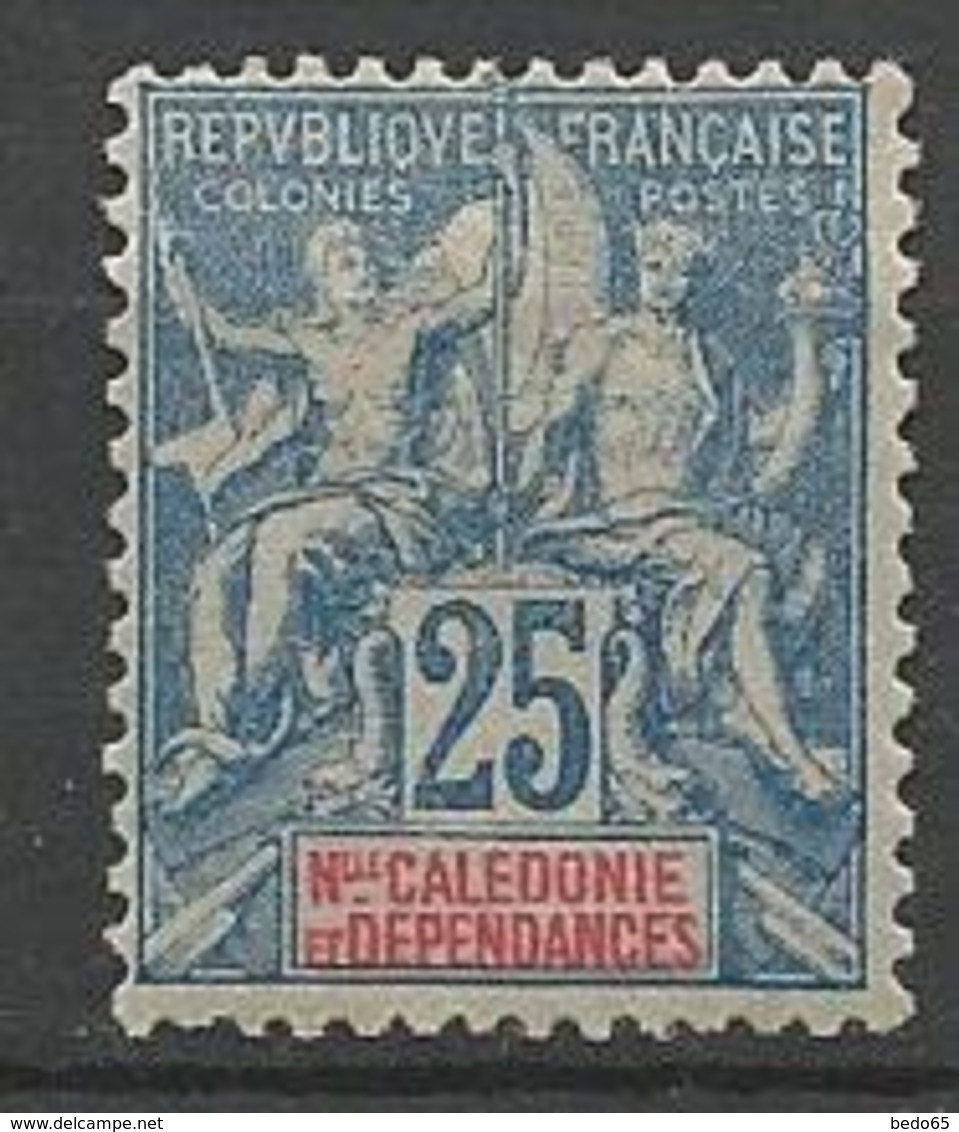 NOUVELLE CALEDONIE  N° 62 NEUF*  CHARNIERE  / MH - Neufs