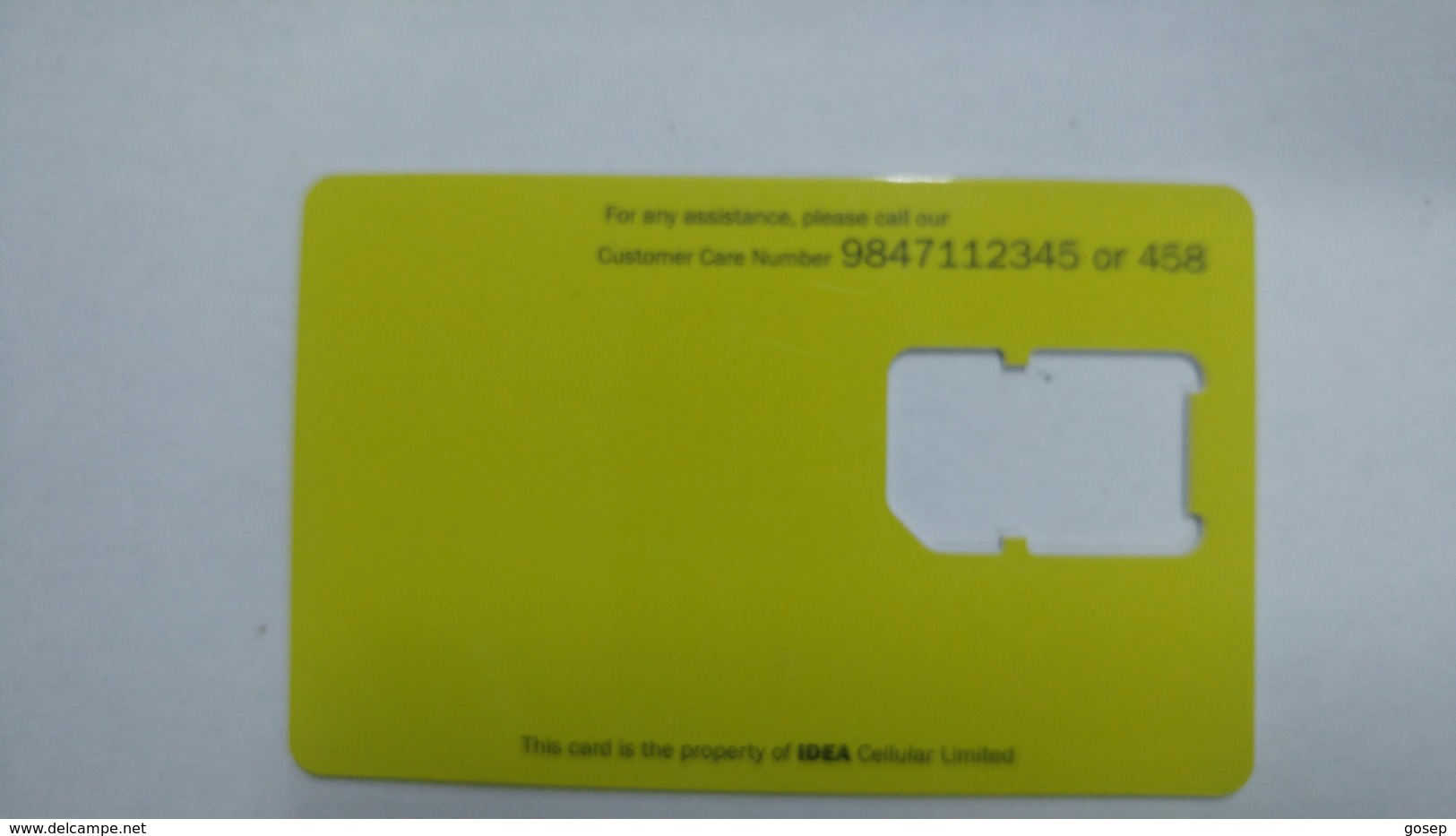 India-idea G.s.m Card-(32a)-()-()-(jaipur)-g.s.m Card Used+1 Card Prepiad Free - India