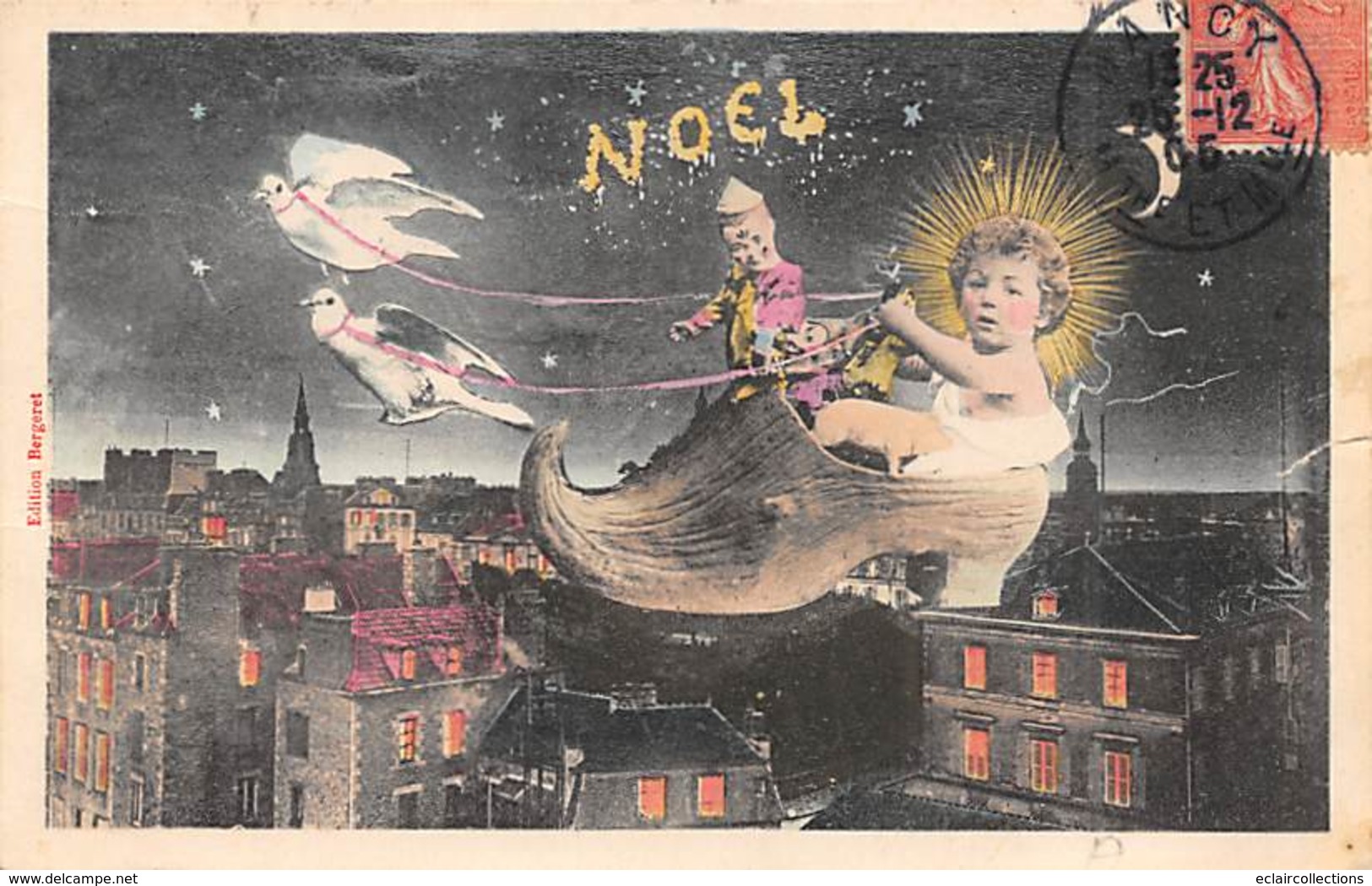 Thème Noël :       Père Noël. 1 lot de 19 carte sur le thème.     (voir scan)