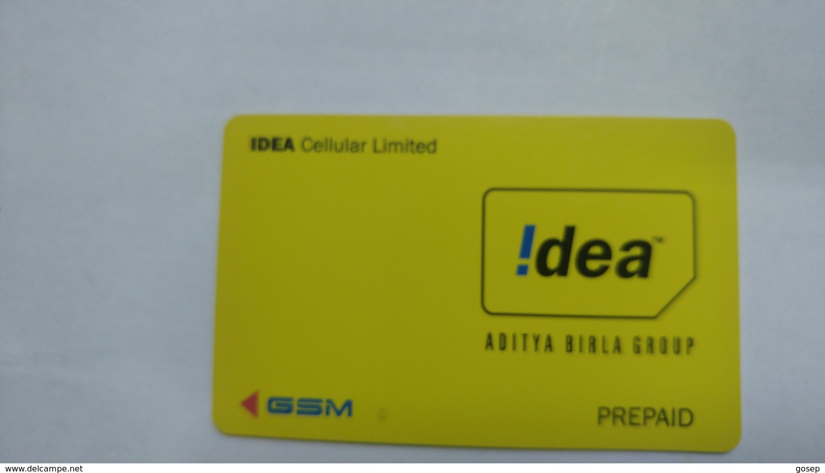 India-idea G.s.m. Prepiad Card-(32c)-()-()-(jaipur)-g.s.m Card Used+1 Card Prepiad Free - India