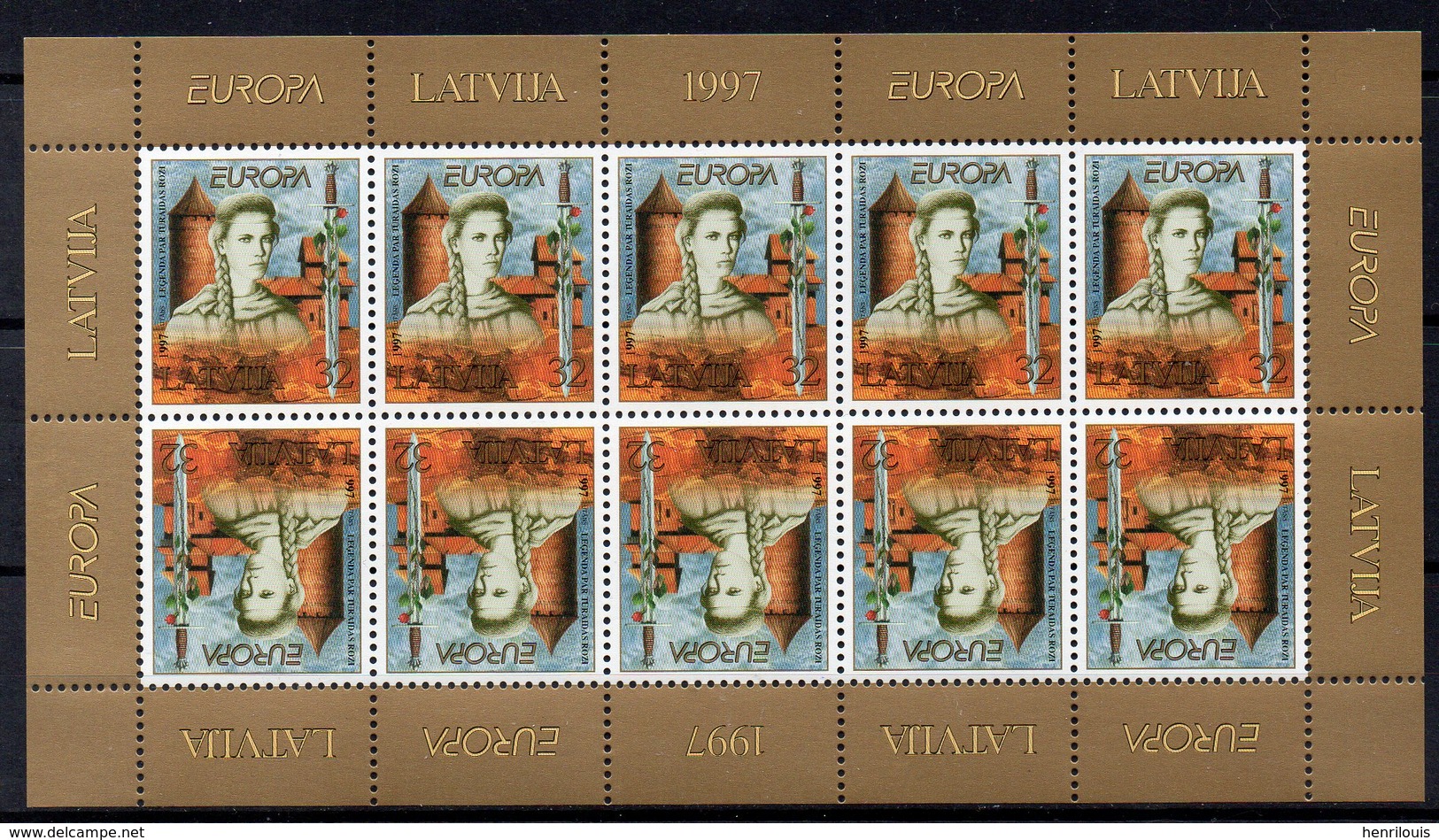 LETTONIE     Timbres Neufs ** De 1997  ( Ref 767 ) EUROPA - Lettonia