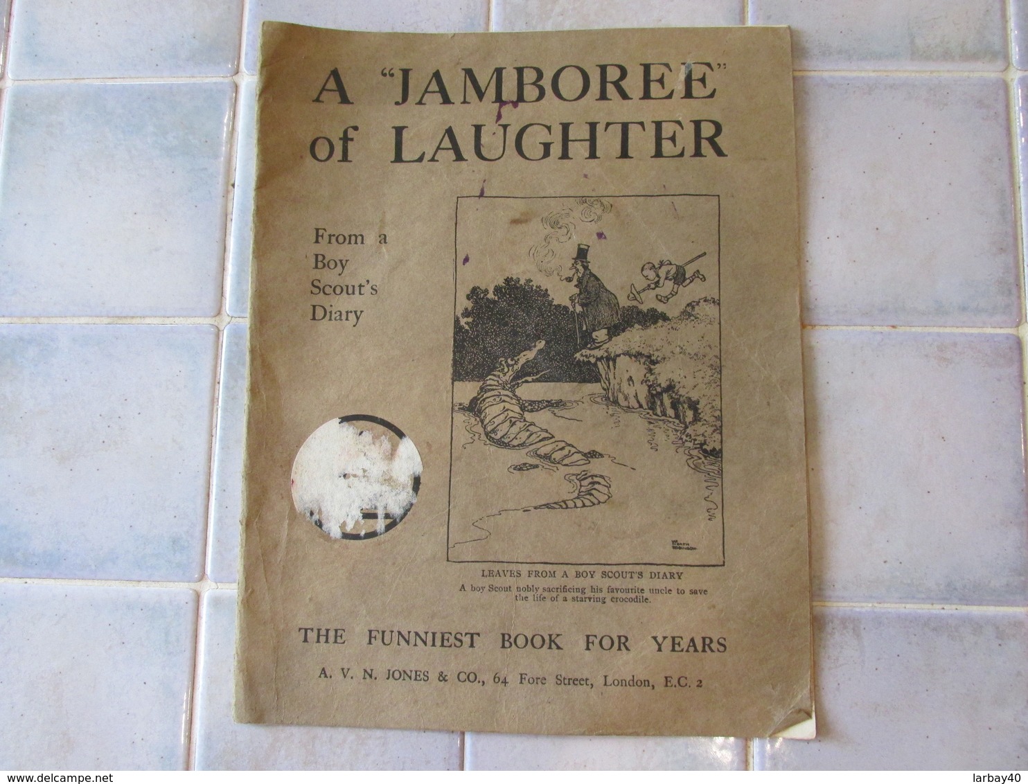 A "JAMBOREE" OF LAUGHTER. A BOY SCOUTS DIARY. HEATH ROBINSON - 1900-1949