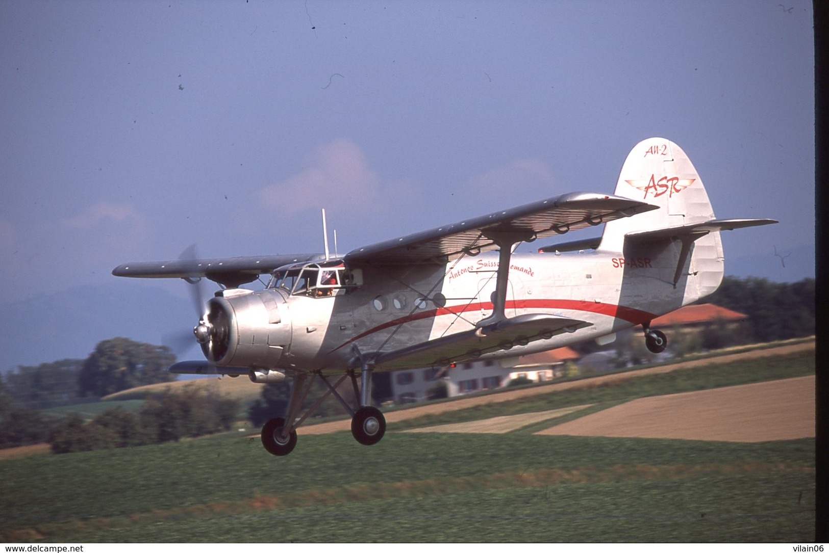 SLIDE / AVION / AIRCRAFT    ORIGINAL     ANT 2   SP-ASR - Diapositives