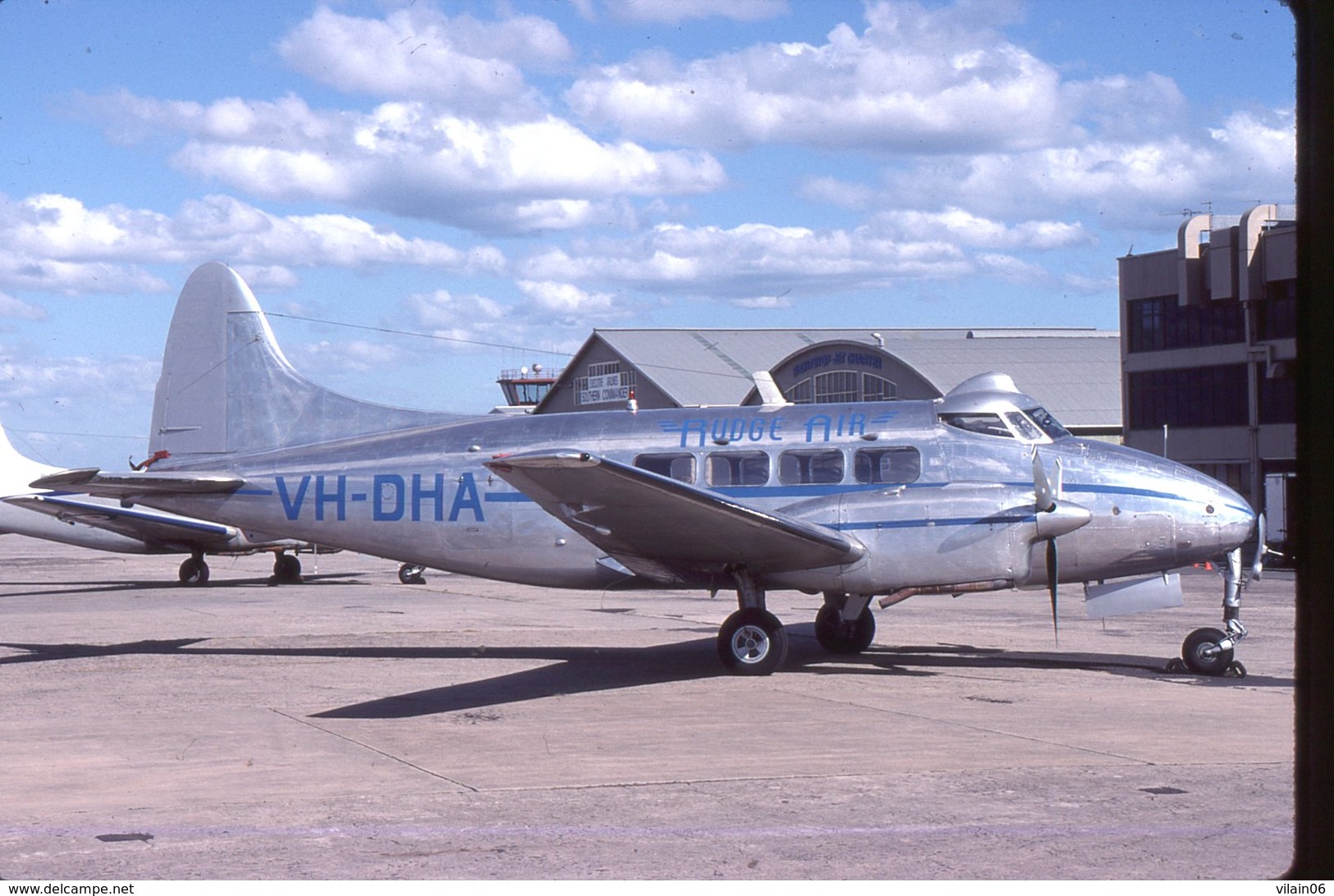 SLIDE / AVION / AIRCRAFT    ORIGINAL    RUDGE AIR  DH 104 DOVE  VH-DHA - Diapositives