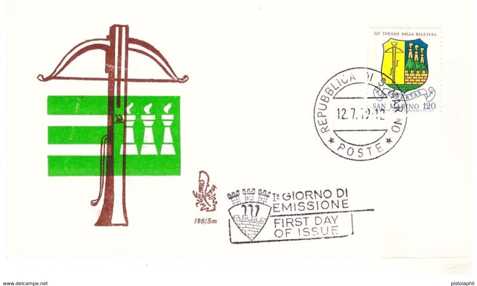 Fdc Venetia: TORNEO BALESTRA (1979) Viaggiata - FDC