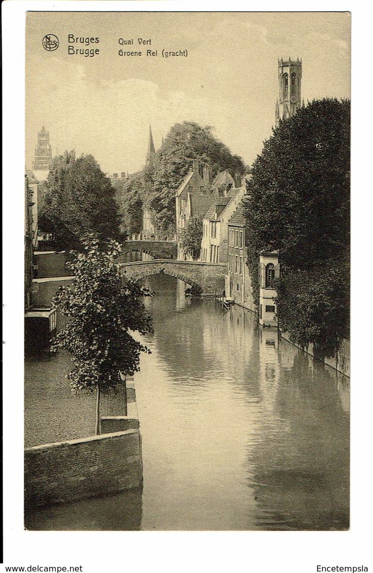 CPA - Cartes Postales - BELGIQUE Brugge -Groene  Rel (gracht) - S3902 - Brugge
