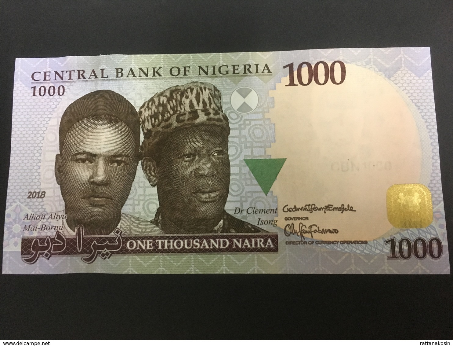 Nigeria P36? 1000 Naira 2018 UNC. - Nigeria