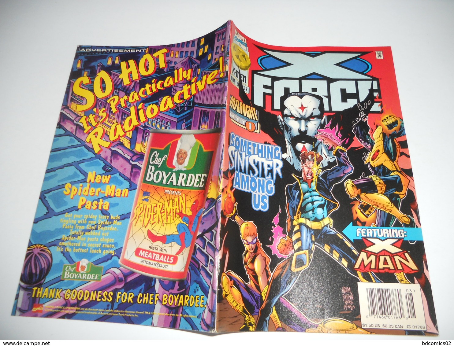 X-Force N°57 . Mr . Sinister / X - Man / Onslaught X - Over - Marvel 1996 EN V O - Marvel