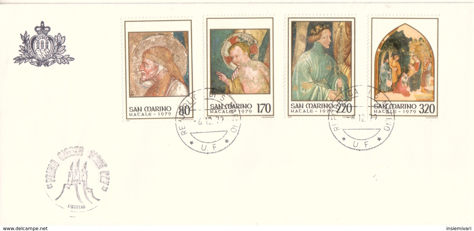 San Marino 1979  - FDC AASFN Natale. - FDC