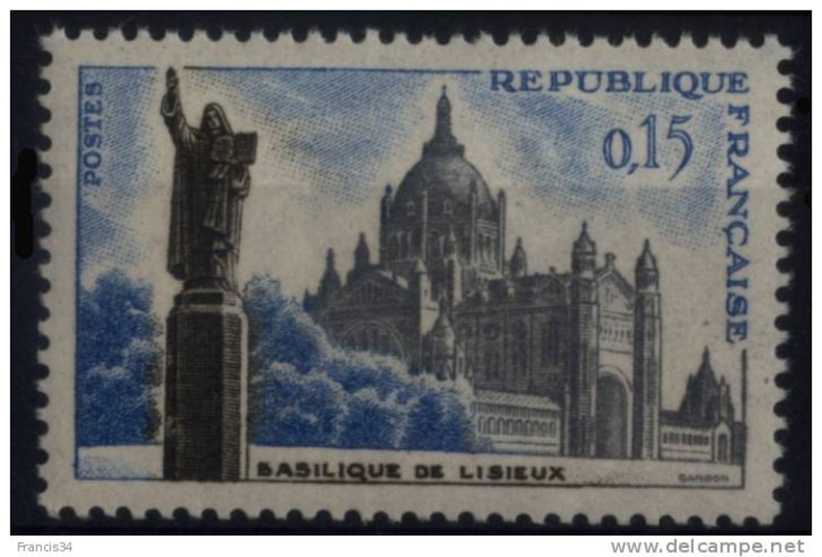 N° 1268 - X X - ( F 468 ) - ( Basilique De Lisieux ) - Ungebraucht