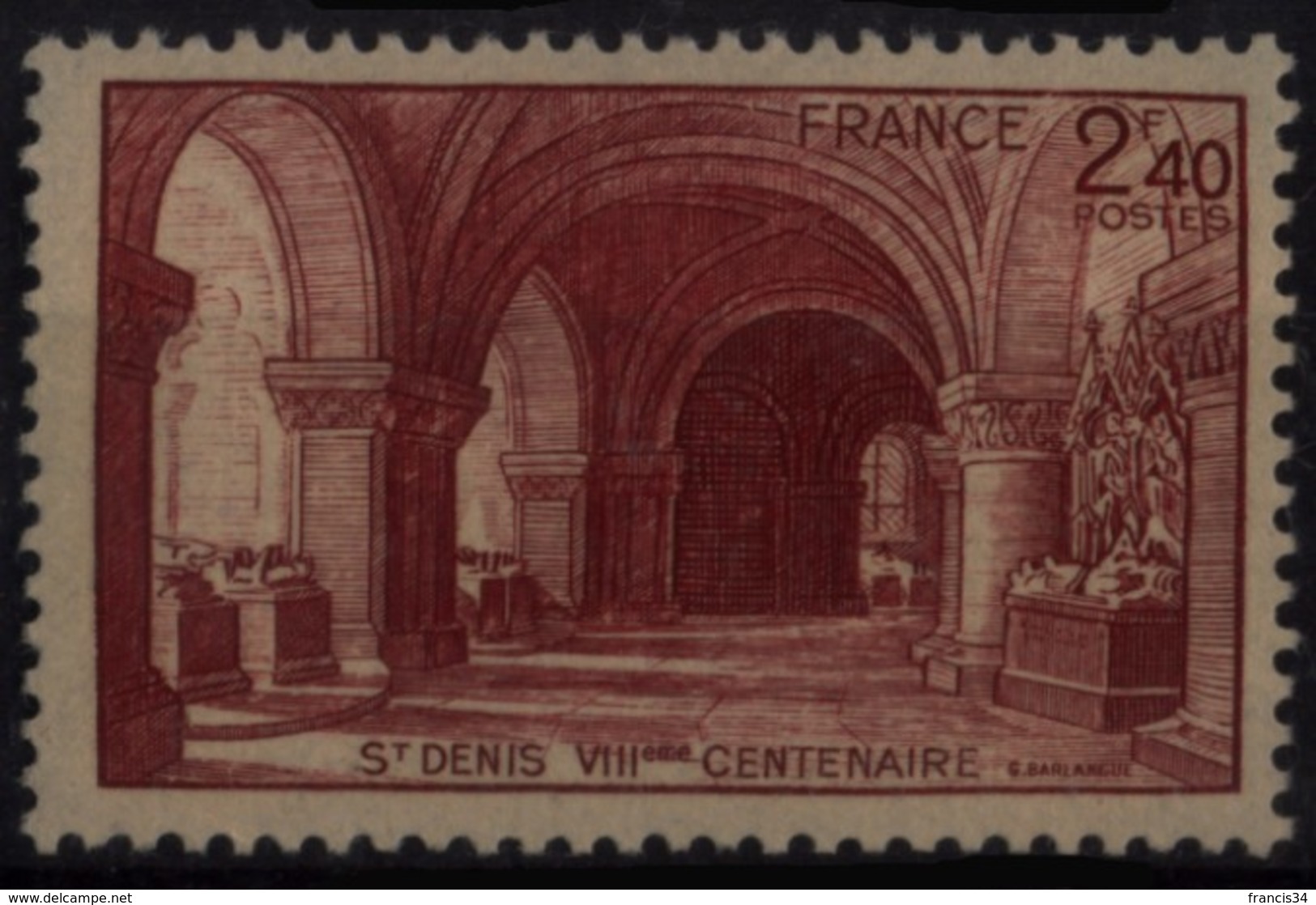 N° 661 - X X - ( F 211 ) - ( Basilique De St Denis - Tombeaux Des Rois De France  ) - Neufs