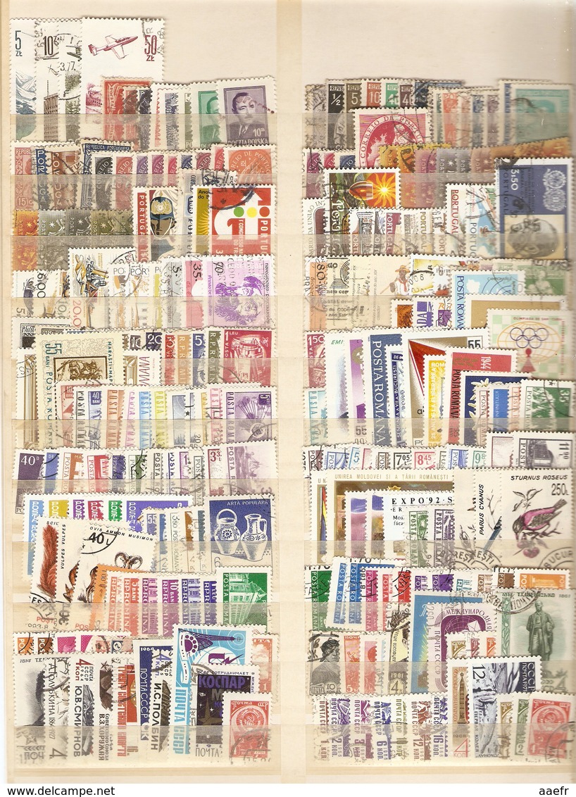 Europe - 5000 timbres DIFFERENTS de 51 pays dans 1 album - Tous formats, toutes époques