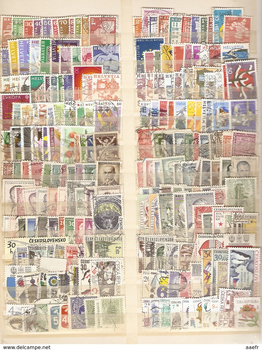 Europe - 5000 timbres DIFFERENTS de 51 pays dans 1 album - Tous formats, toutes époques