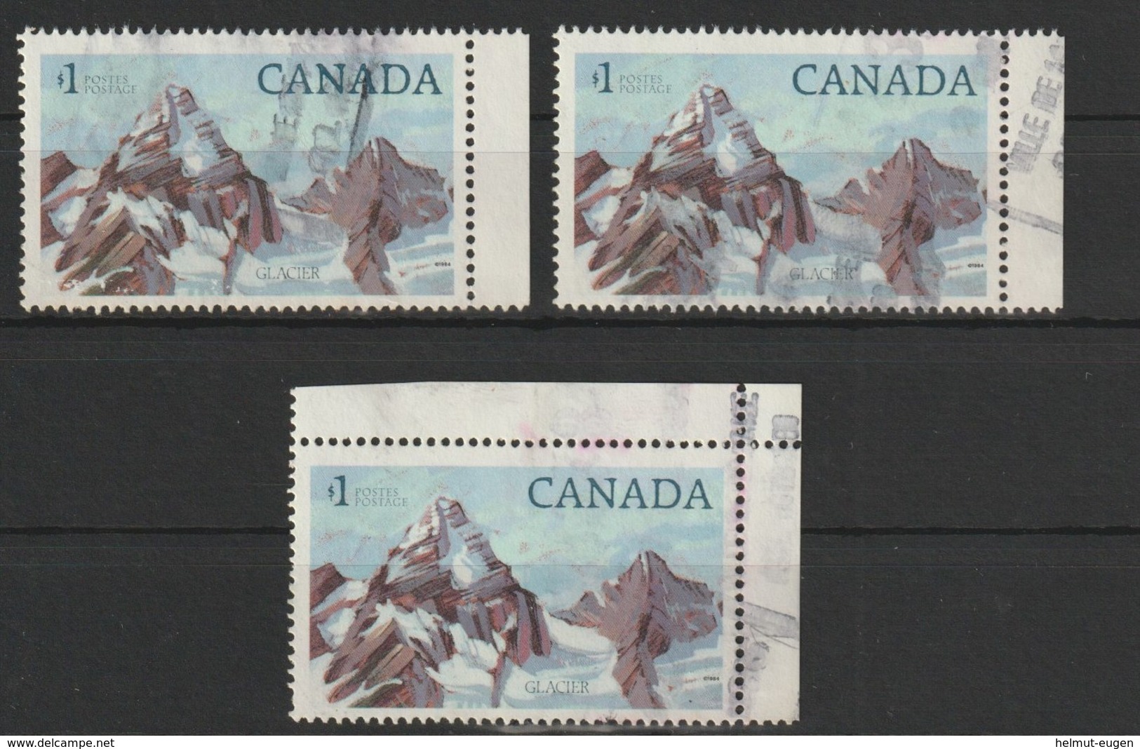 MiNr. 923  Kanada (Dominion) / 1984, 15. Aug. Freimarke: Glacier-Nationalpark. - Gebraucht