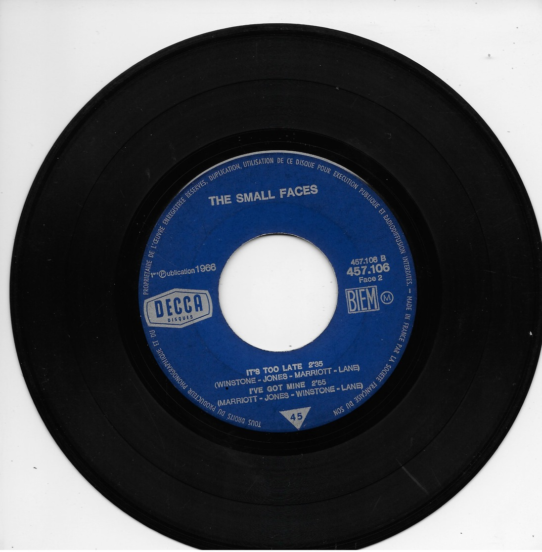 Small Faces 45t. EP "sha-la-la-la-lee" - Rock