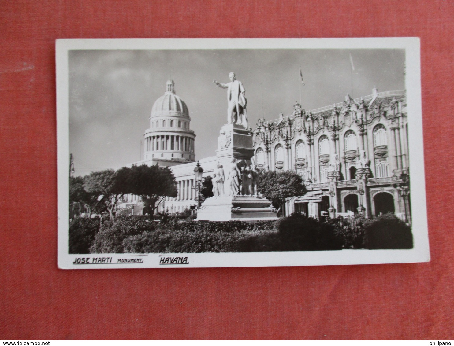 RPPC  Jose Marti Monument Havana Cuba  Ref 3092 - Cuba