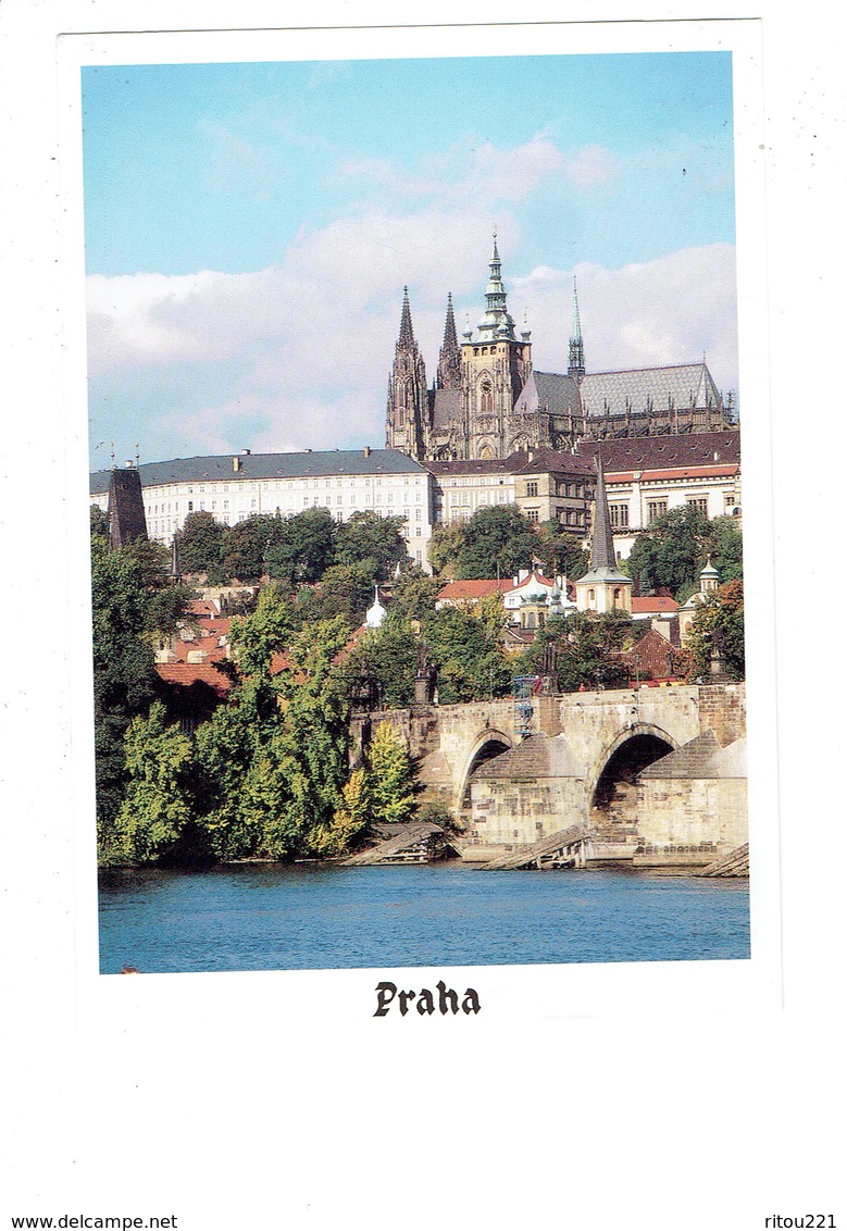 Cpm -  Czech Republic - Praha - Château De Prague - Travaux échafaudage - 1993 - Tchéquie