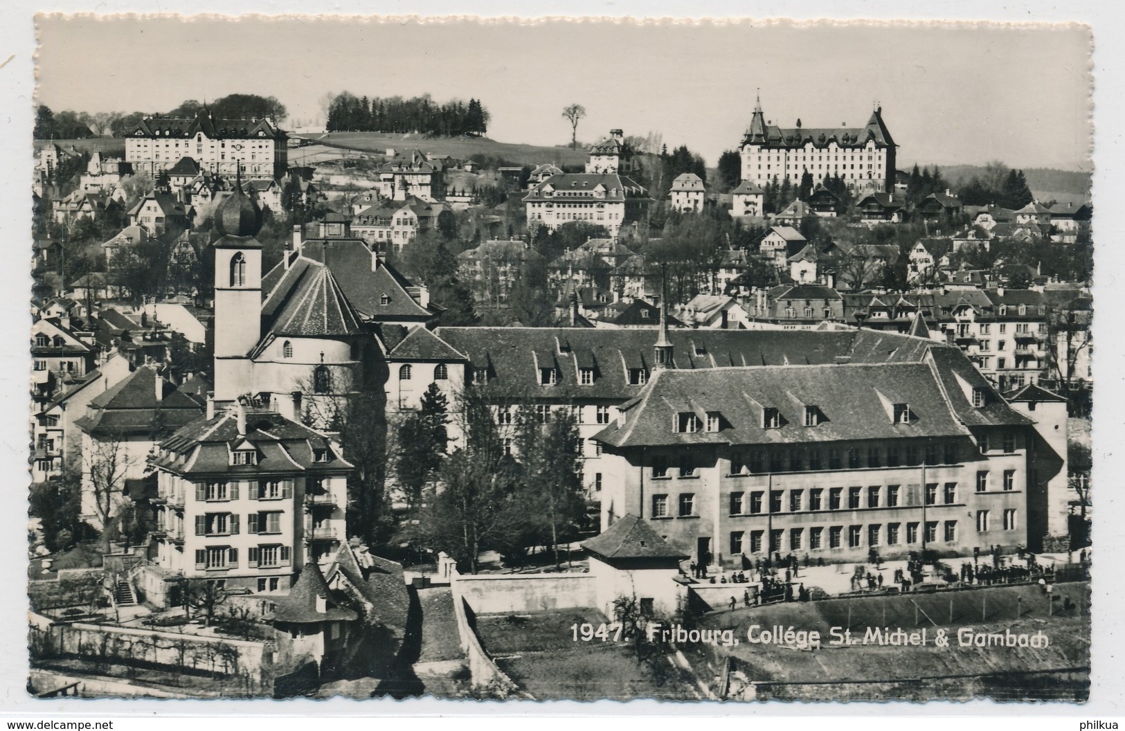 1947 Fribourg - Collége St. Miechel & Gambach - Autres & Non Classés