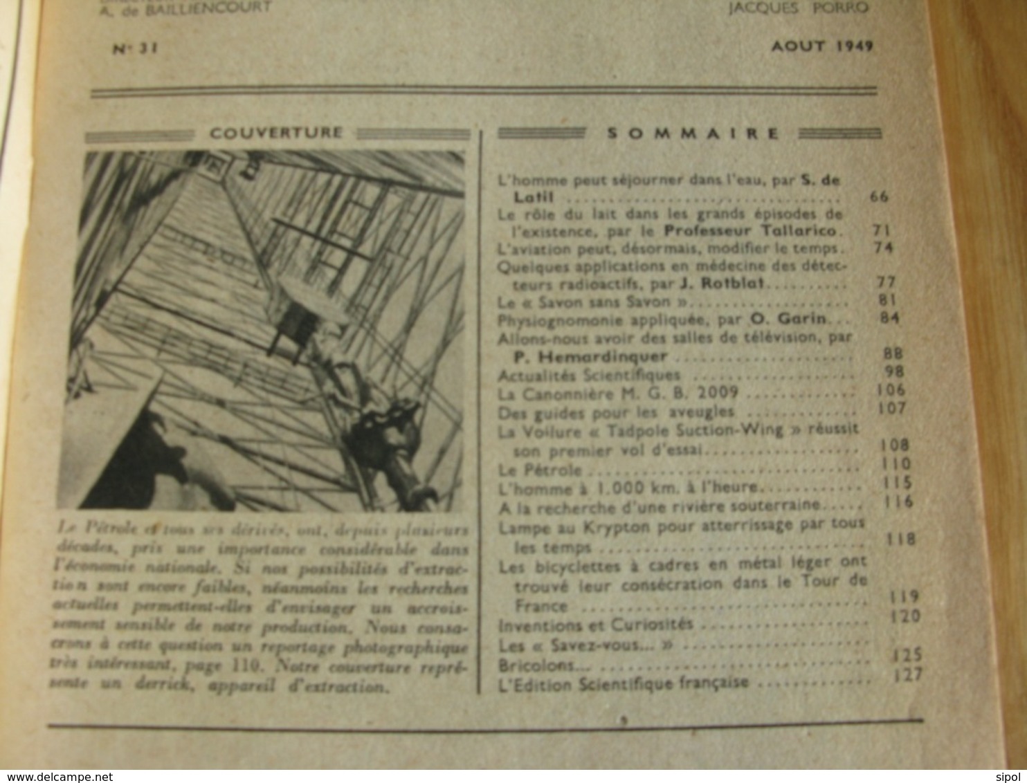 Science Pour Tous " Lisez Moi "  Aout 1949 N° 31 - Home Decoration