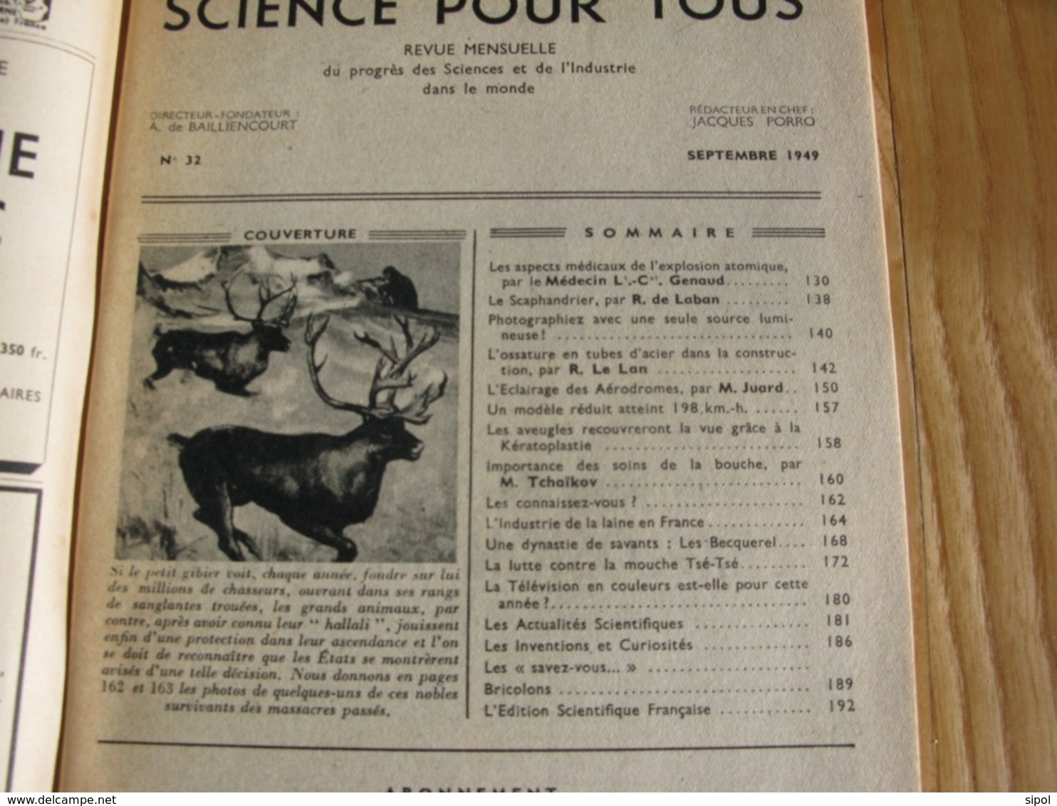 Science Pour Tous " Lisez Moi "  Septembre  1949 N° 32 - Home Decoration