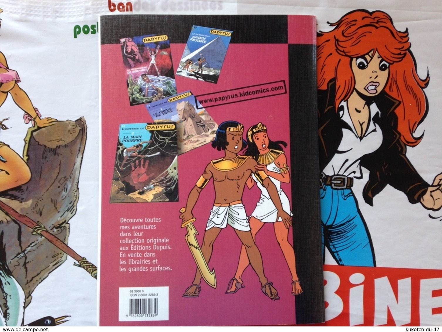 BD Papyrus - La colère du grand sphinx - Tome 20 (2002)