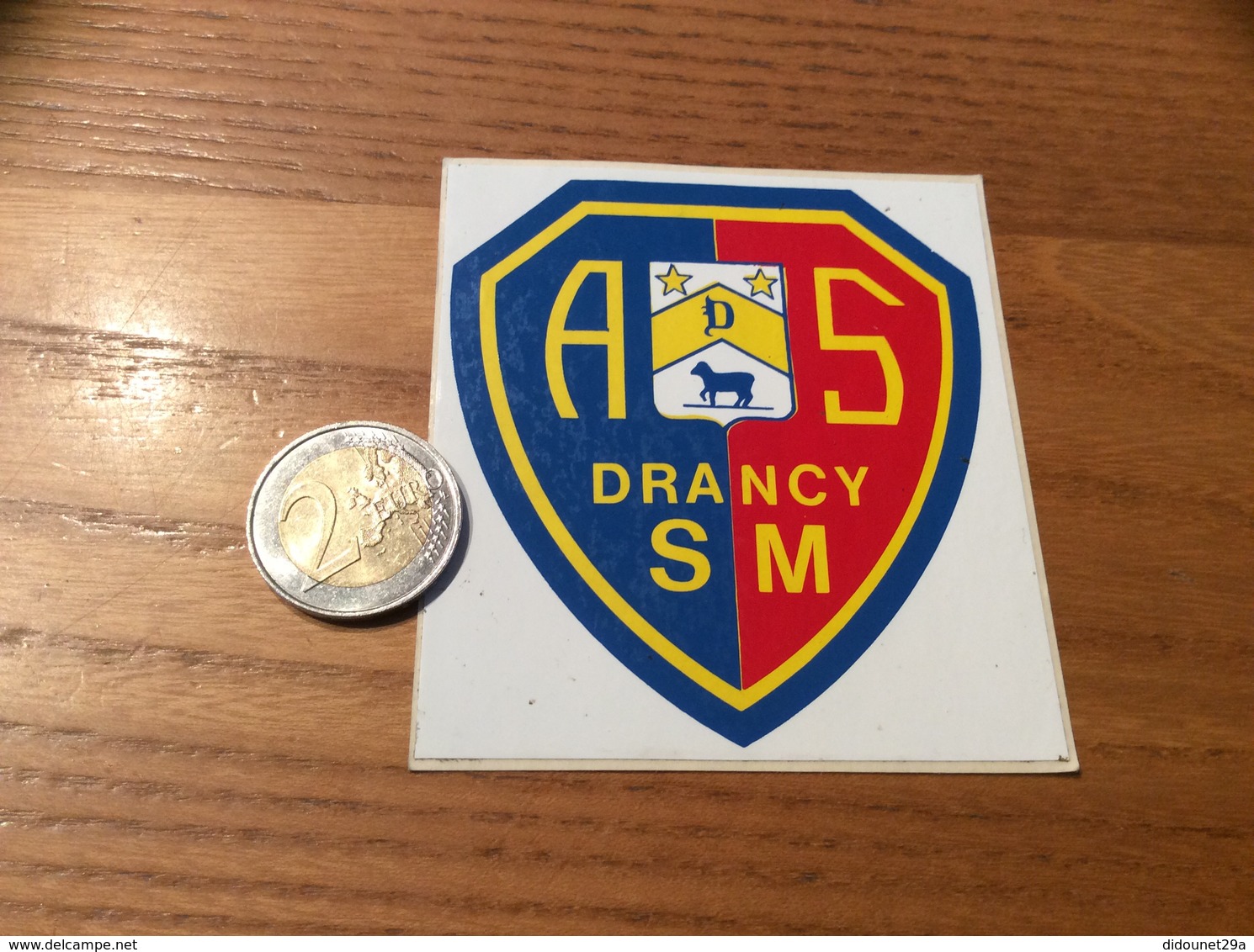 AUTOCOLLANT, Sticker «AS - DRANCY SM (93)» (sport, Blason) - Autocollants