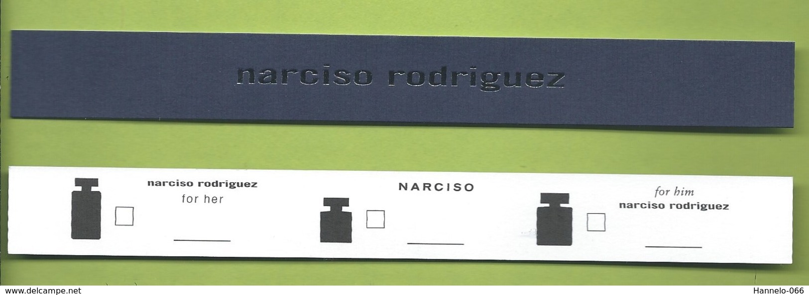 NARCISO RODRIGUEZ *  2,0 X 18 Cm V/R - Modern (from 1961)