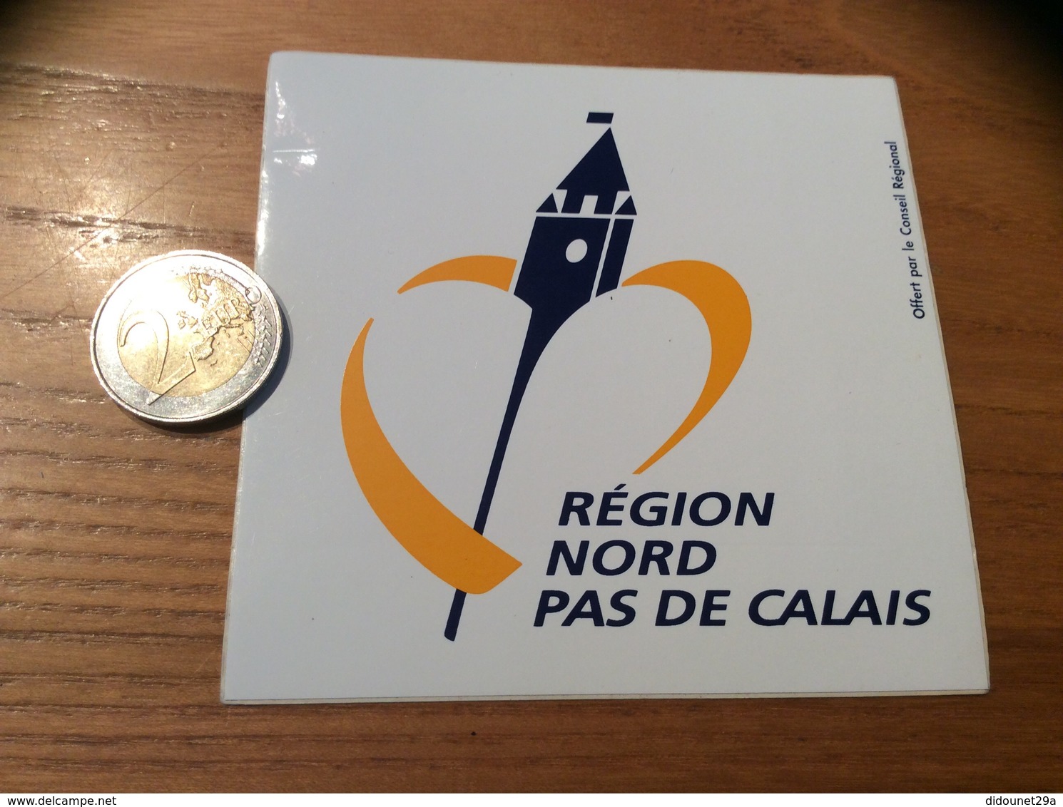 AUTOCOLLANT, Sticker *x « Région Nord Pas-de-Calais (62)» - Stickers