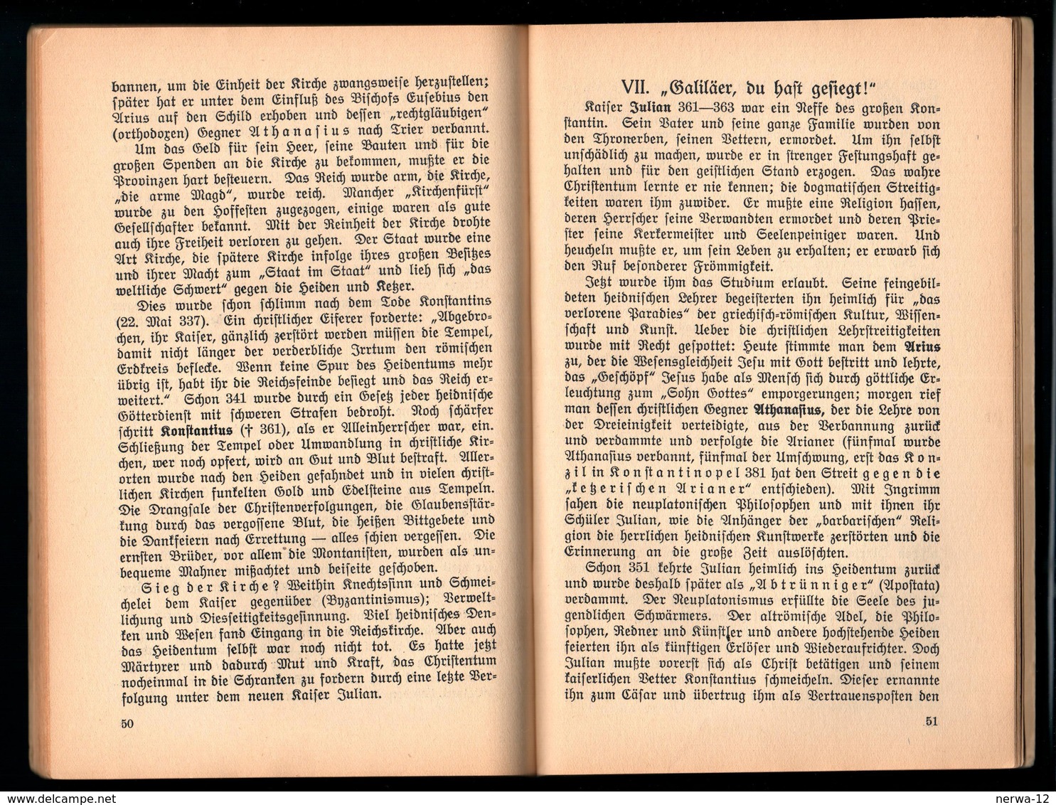 Buch von 1935 "Die christlichen Märtyrer der ersten Jahrhunderte"