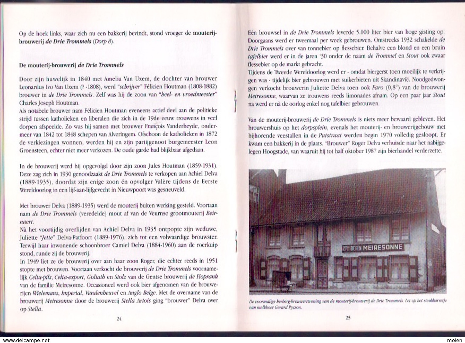 OVER BROUWEN EN BROUWERS IN ALVERINGEM 48pp ©1995 Met Sint-Arnold Op Stap BROUWERIJ BROUWER BIER BIERE BRASSERIE Z398-15 - Cafés