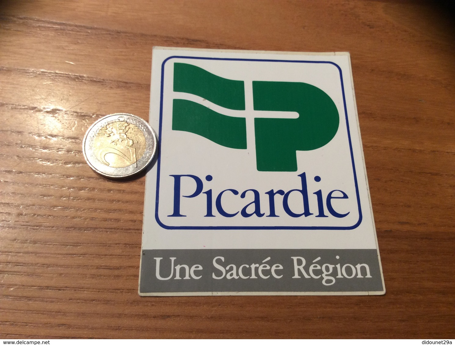 AUTOCOLLANT, Sticker ** « Picardie - Une Sacrée Région » - Autocollants