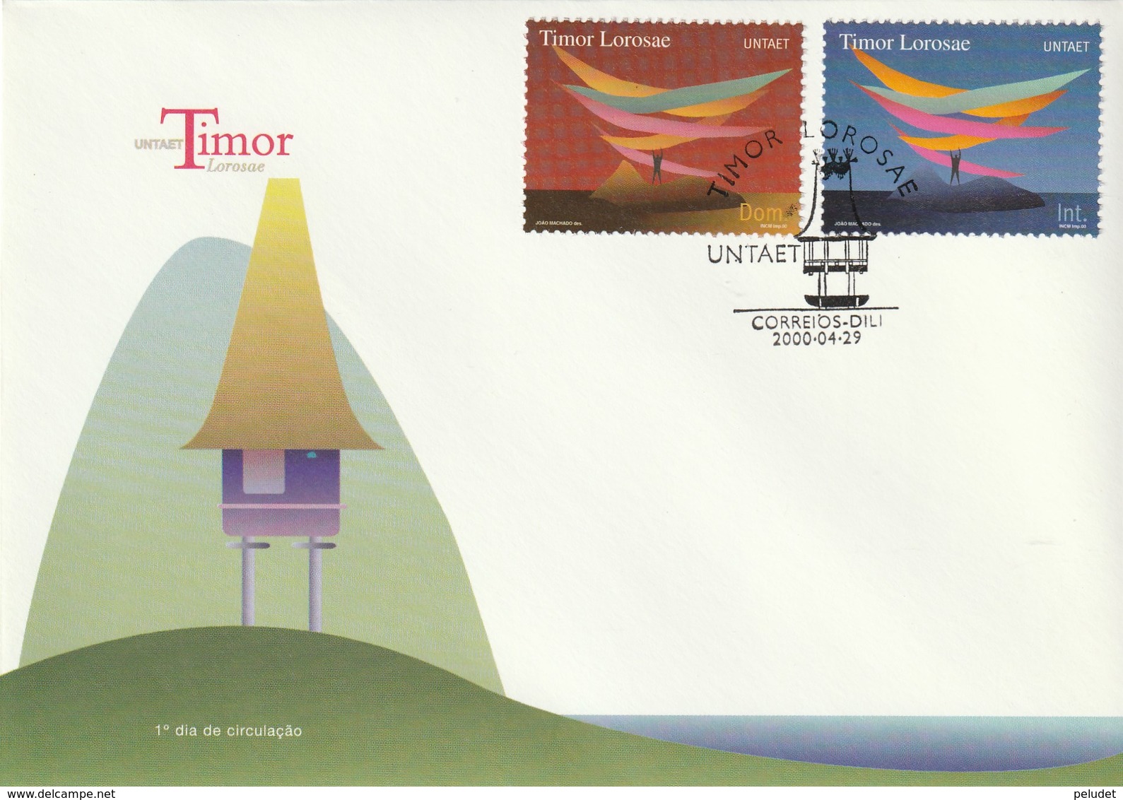 Timor Lorosae - UNTAET FDC 200.04.29 - Timor Oriental