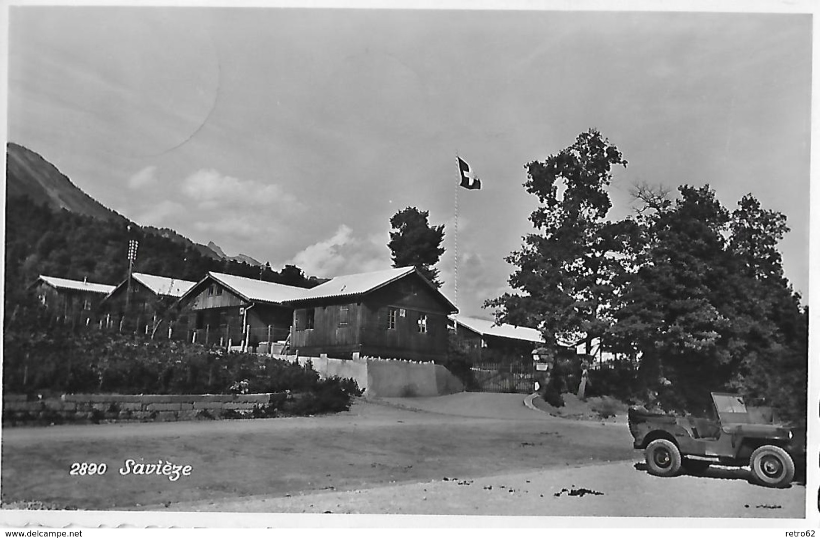 SAVIÈZE → Jeep/Landrover Beim Kindervacanties Der Christelijke Mutualiteiten 1953  ►RRR◄ - Sonstige & Ohne Zuordnung