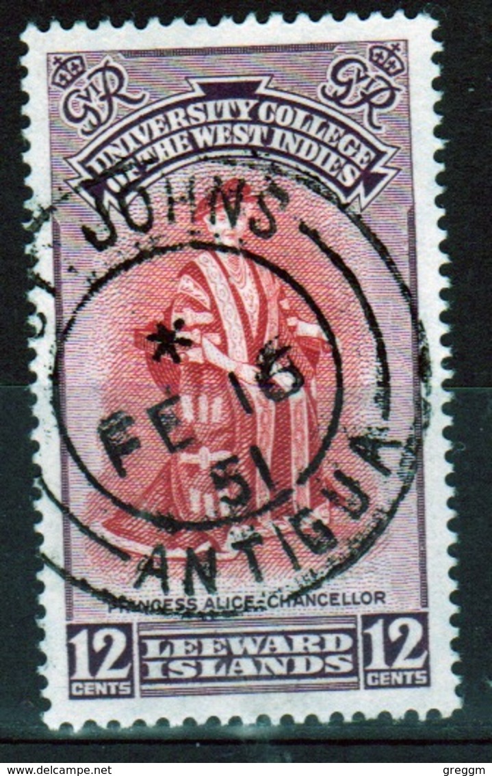 Leeward Islands 1951 Single Stamp From The Set To Celebrate BWI University College. - Leeward  Islands